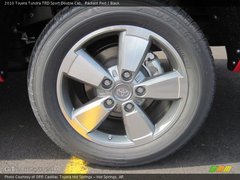 Radiant Red / Black 2010 Toyota Tundra TRD Sport Double Cab