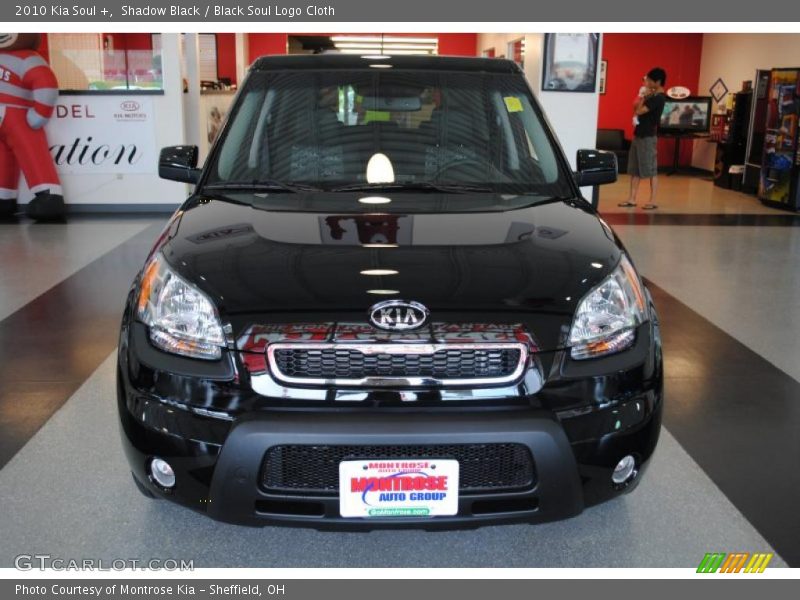 Shadow Black / Black Soul Logo Cloth 2010 Kia Soul +