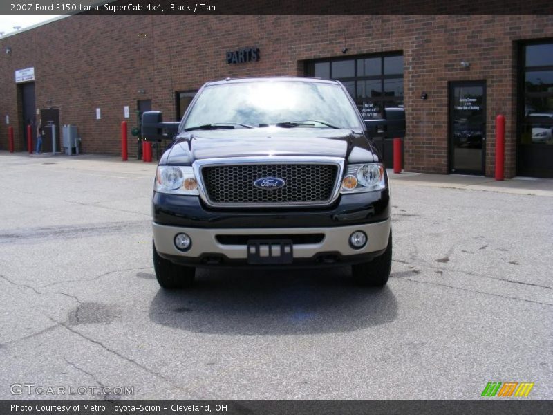 Black / Tan 2007 Ford F150 Lariat SuperCab 4x4