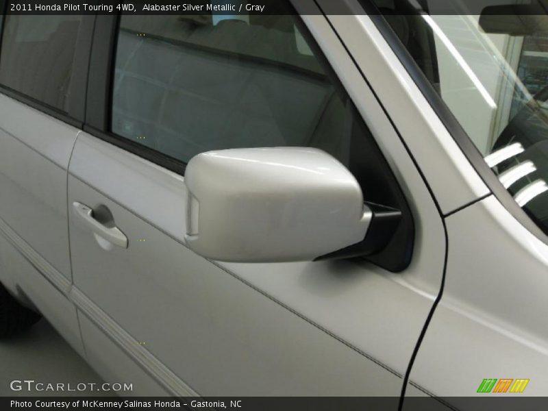 Alabaster Silver Metallic / Gray 2011 Honda Pilot Touring 4WD