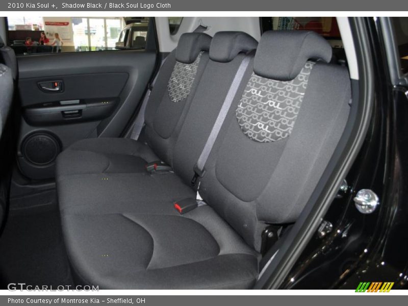 Shadow Black / Black Soul Logo Cloth 2010 Kia Soul +