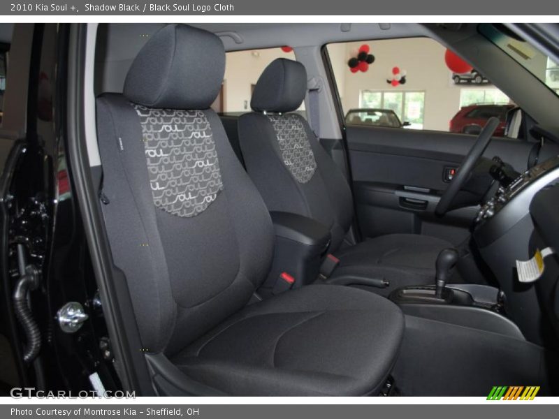 Shadow Black / Black Soul Logo Cloth 2010 Kia Soul +