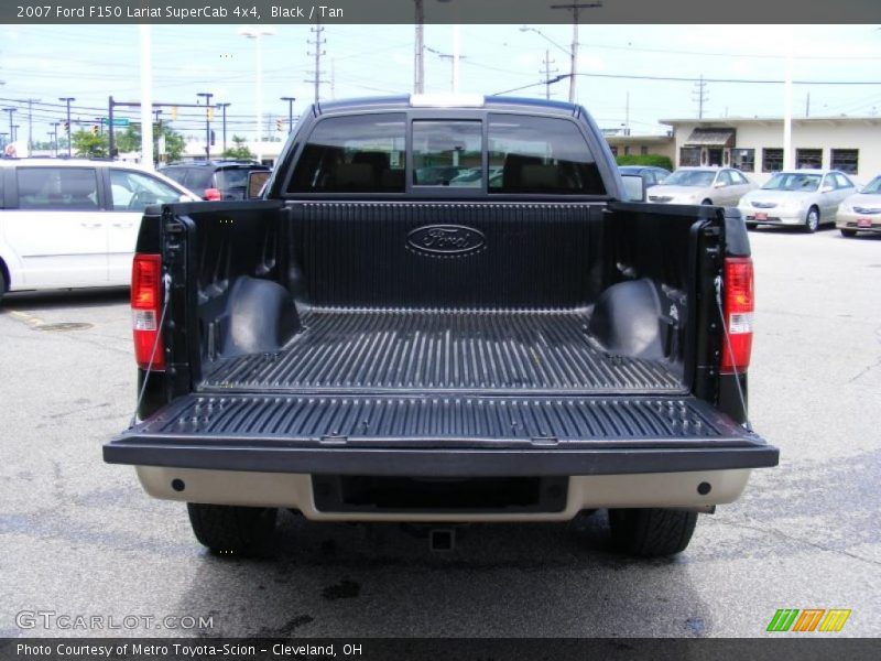 Black / Tan 2007 Ford F150 Lariat SuperCab 4x4