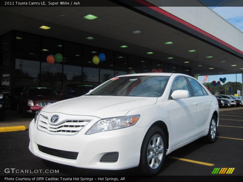 Super White / Ash 2011 Toyota Camry LE