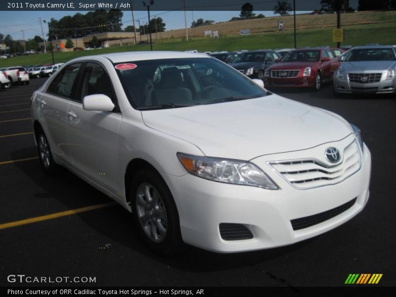 Super White / Ash 2011 Toyota Camry LE