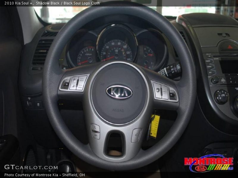 Shadow Black / Black Soul Logo Cloth 2010 Kia Soul +