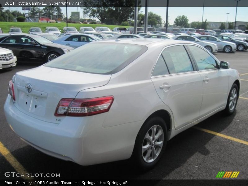 Super White / Ash 2011 Toyota Camry LE