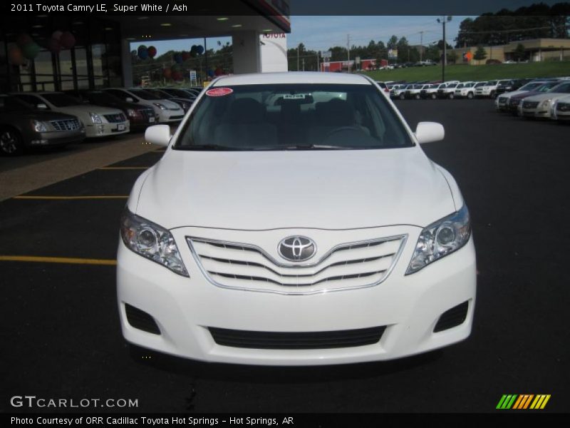 Super White / Ash 2011 Toyota Camry LE