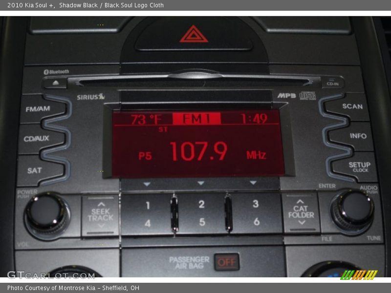 Shadow Black / Black Soul Logo Cloth 2010 Kia Soul +