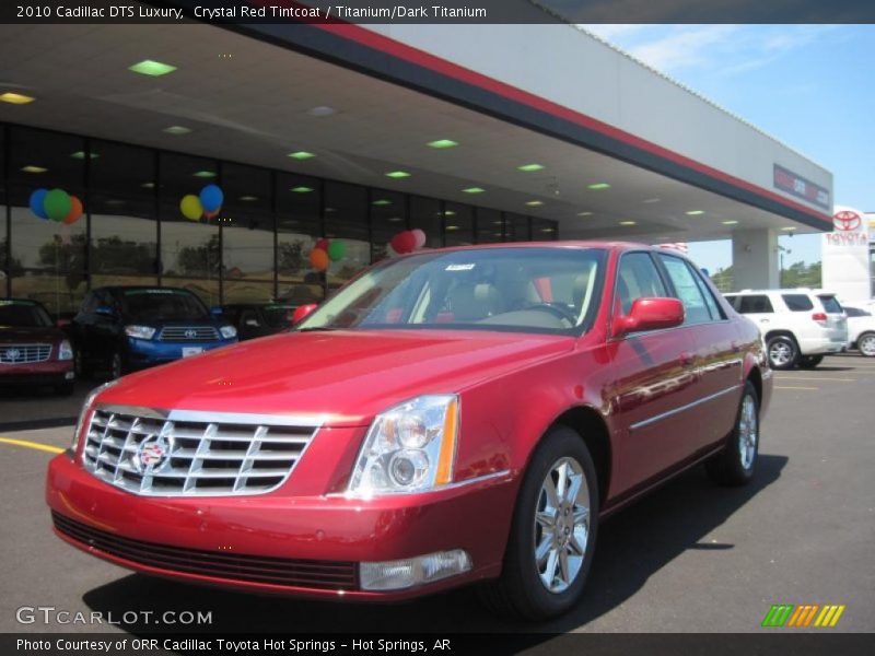 Crystal Red Tintcoat / Titanium/Dark Titanium 2010 Cadillac DTS Luxury