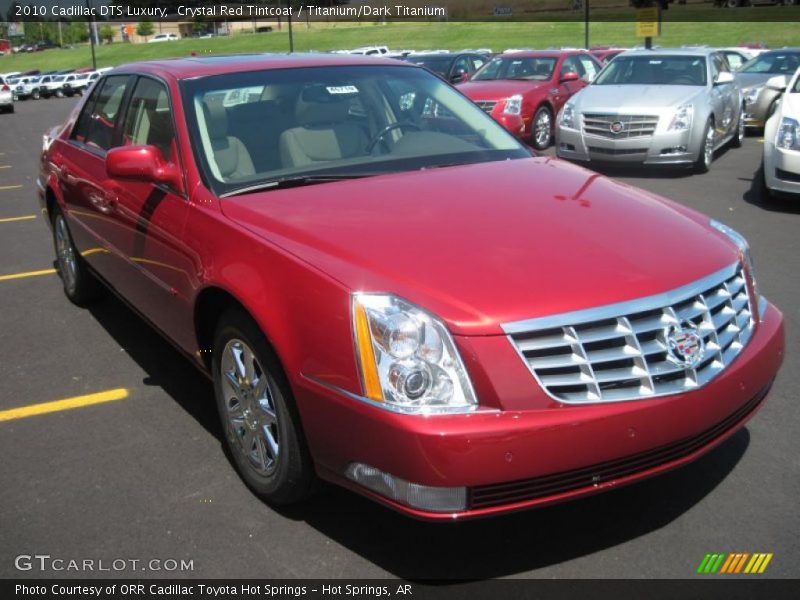 Crystal Red Tintcoat / Titanium/Dark Titanium 2010 Cadillac DTS Luxury