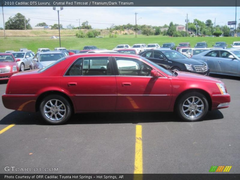 Crystal Red Tintcoat / Titanium/Dark Titanium 2010 Cadillac DTS Luxury