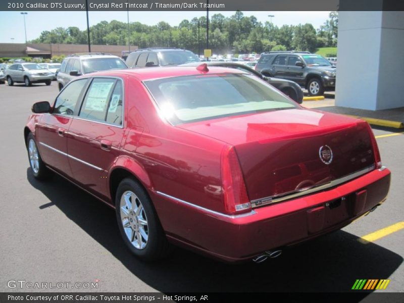 Crystal Red Tintcoat / Titanium/Dark Titanium 2010 Cadillac DTS Luxury