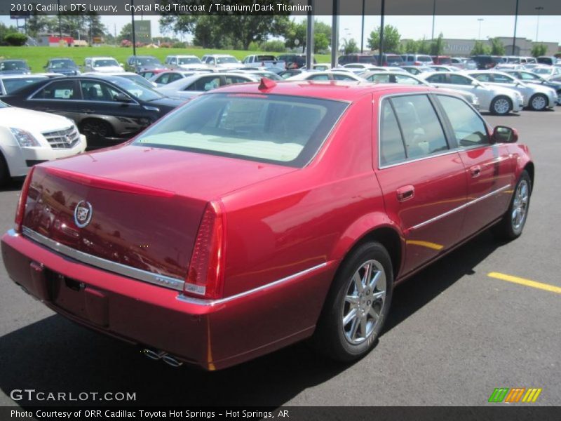Crystal Red Tintcoat / Titanium/Dark Titanium 2010 Cadillac DTS Luxury