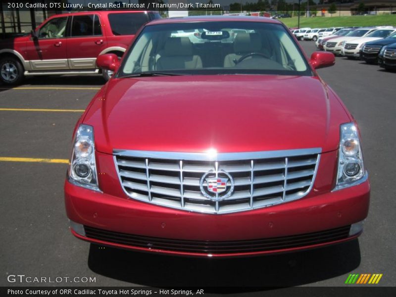 Crystal Red Tintcoat / Titanium/Dark Titanium 2010 Cadillac DTS Luxury