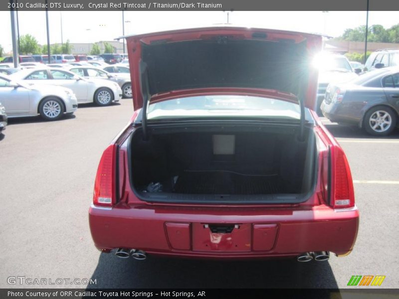 Crystal Red Tintcoat / Titanium/Dark Titanium 2010 Cadillac DTS Luxury