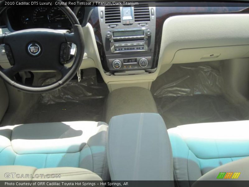Crystal Red Tintcoat / Titanium/Dark Titanium 2010 Cadillac DTS Luxury
