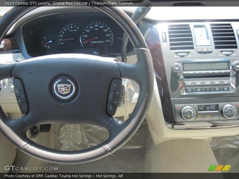 Crystal Red Tintcoat / Titanium/Dark Titanium 2010 Cadillac DTS Luxury