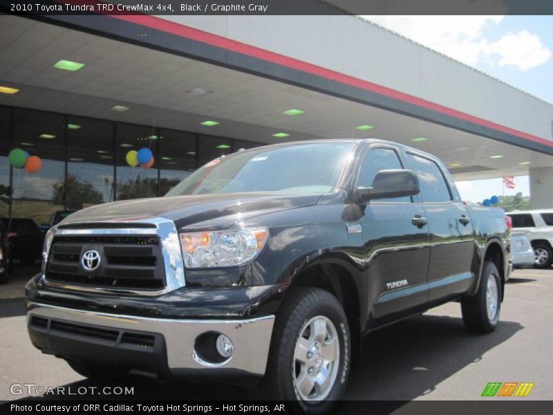 Black / Graphite Gray 2010 Toyota Tundra TRD CrewMax 4x4