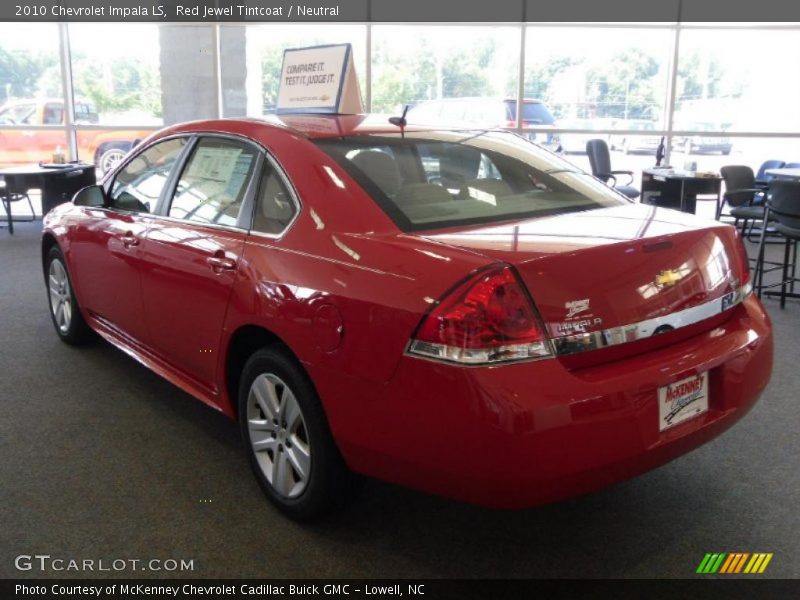 Red Jewel Tintcoat / Neutral 2010 Chevrolet Impala LS