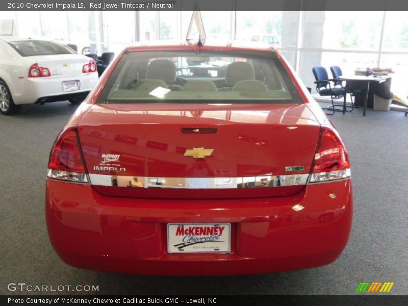 Red Jewel Tintcoat / Neutral 2010 Chevrolet Impala LS