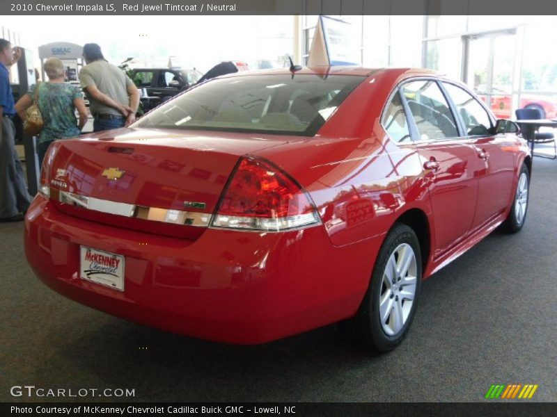 Red Jewel Tintcoat / Neutral 2010 Chevrolet Impala LS