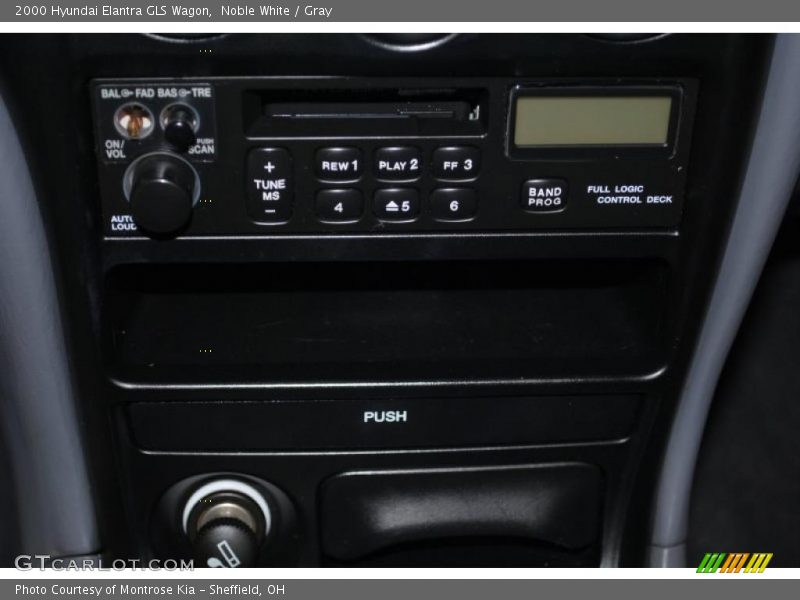Noble White / Gray 2000 Hyundai Elantra GLS Wagon