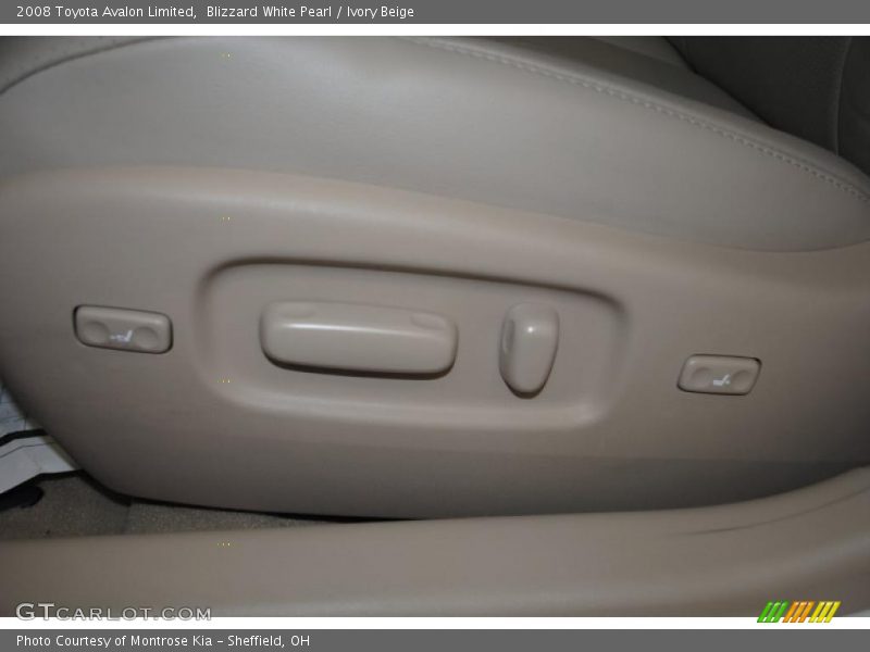 Blizzard White Pearl / Ivory Beige 2008 Toyota Avalon Limited