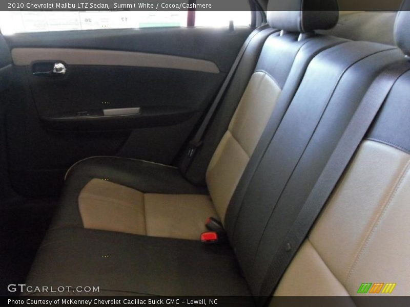 Summit White / Cocoa/Cashmere 2010 Chevrolet Malibu LTZ Sedan