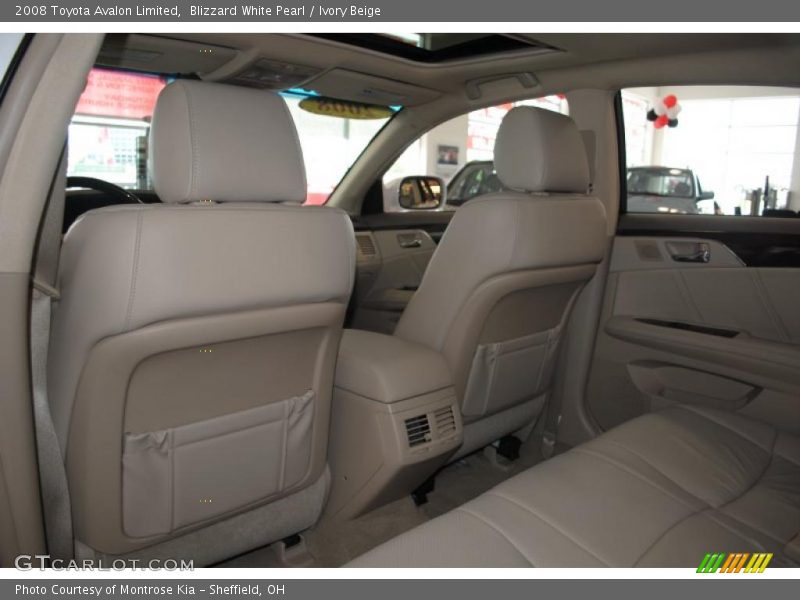 Blizzard White Pearl / Ivory Beige 2008 Toyota Avalon Limited