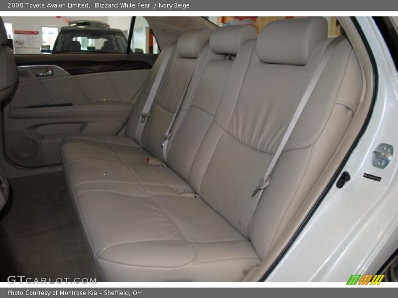 Blizzard White Pearl / Ivory Beige 2008 Toyota Avalon Limited