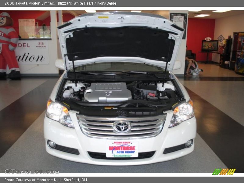 Blizzard White Pearl / Ivory Beige 2008 Toyota Avalon Limited