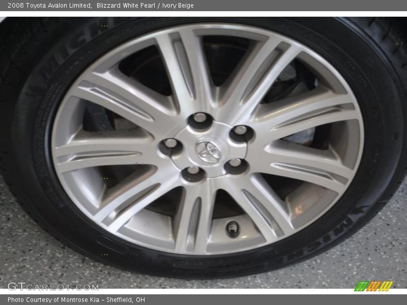 Blizzard White Pearl / Ivory Beige 2008 Toyota Avalon Limited