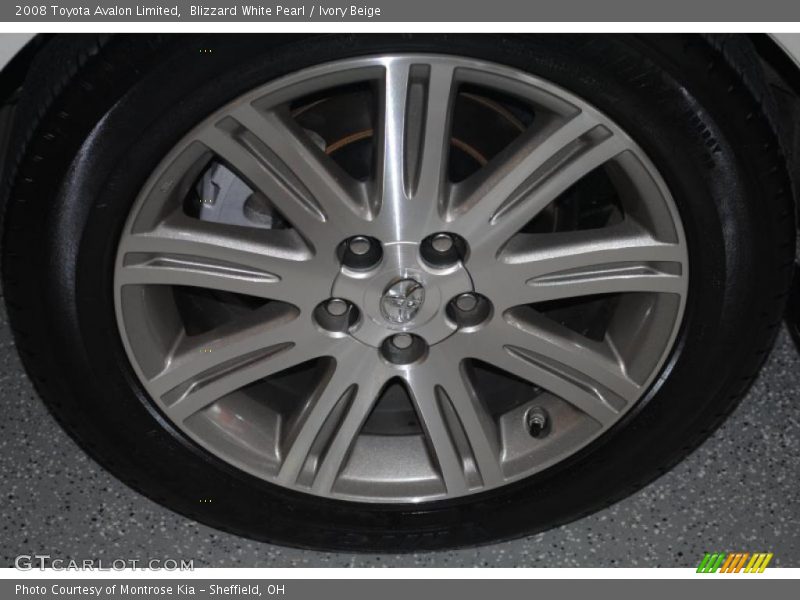 Blizzard White Pearl / Ivory Beige 2008 Toyota Avalon Limited