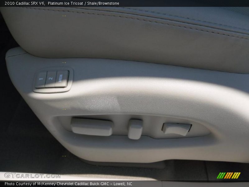 Platinum Ice Tricoat / Shale/Brownstone 2010 Cadillac SRX V6