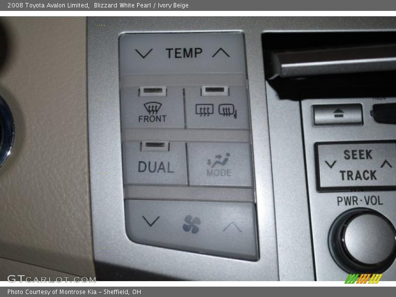 Blizzard White Pearl / Ivory Beige 2008 Toyota Avalon Limited