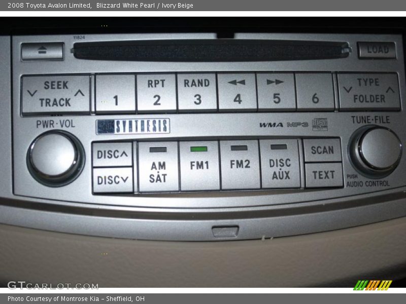 Blizzard White Pearl / Ivory Beige 2008 Toyota Avalon Limited