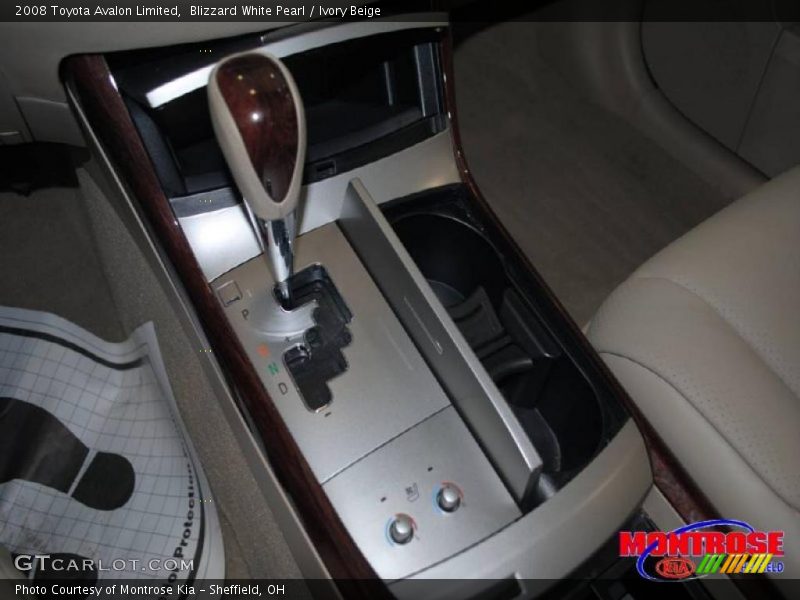 Blizzard White Pearl / Ivory Beige 2008 Toyota Avalon Limited