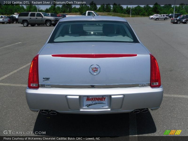 Radiant Silver / Titanium/Dark Titanium 2010 Cadillac DTS