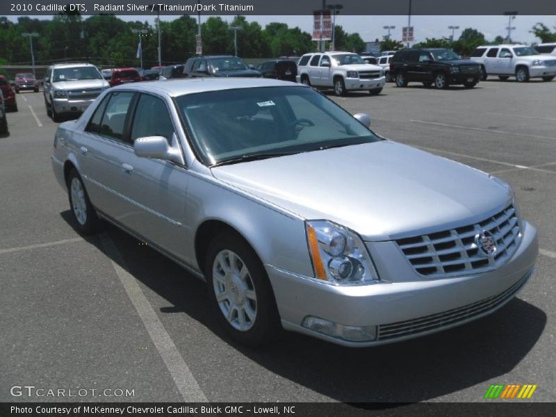 Radiant Silver / Titanium/Dark Titanium 2010 Cadillac DTS