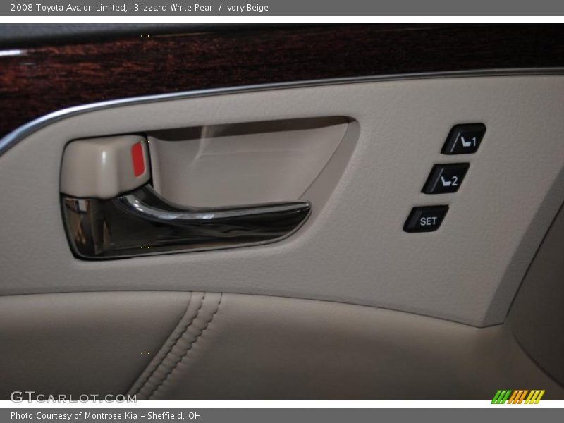 Blizzard White Pearl / Ivory Beige 2008 Toyota Avalon Limited