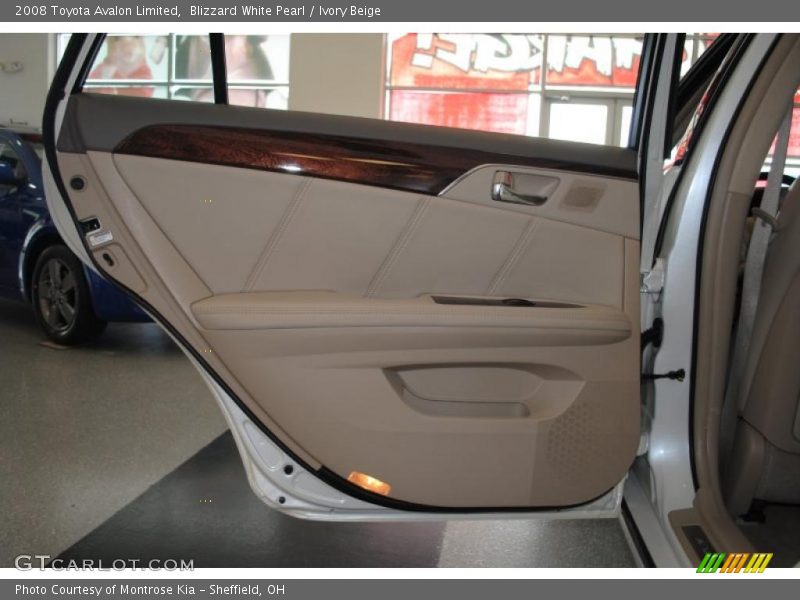 Blizzard White Pearl / Ivory Beige 2008 Toyota Avalon Limited