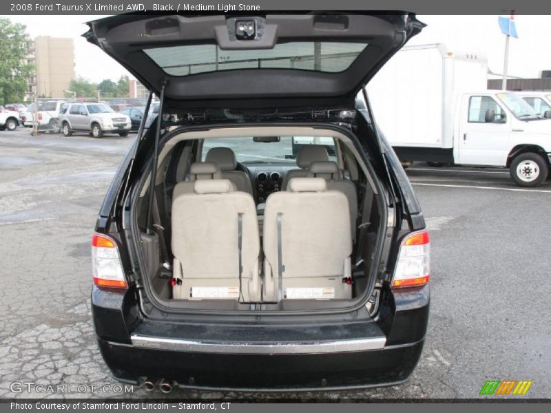 Black / Medium Light Stone 2008 Ford Taurus X Limited AWD