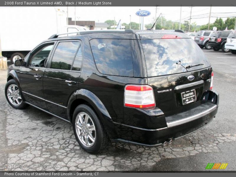 Black / Medium Light Stone 2008 Ford Taurus X Limited AWD