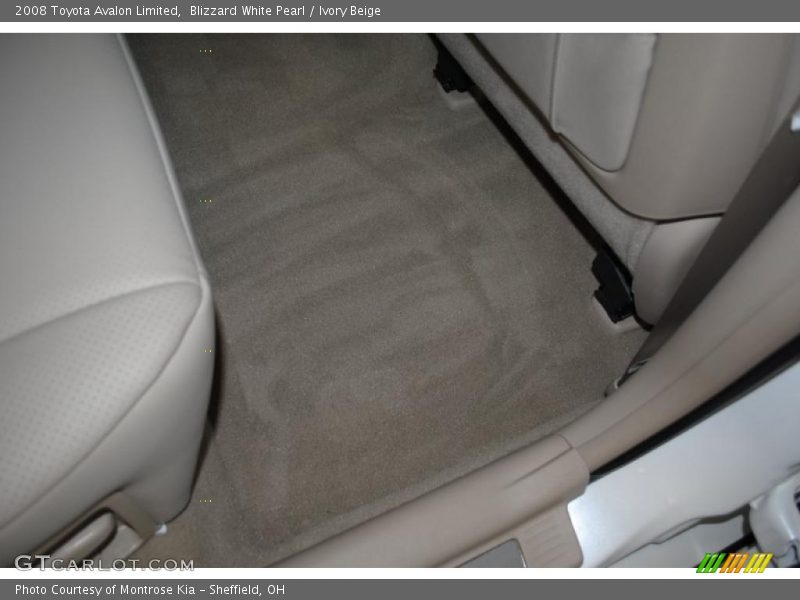 Blizzard White Pearl / Ivory Beige 2008 Toyota Avalon Limited