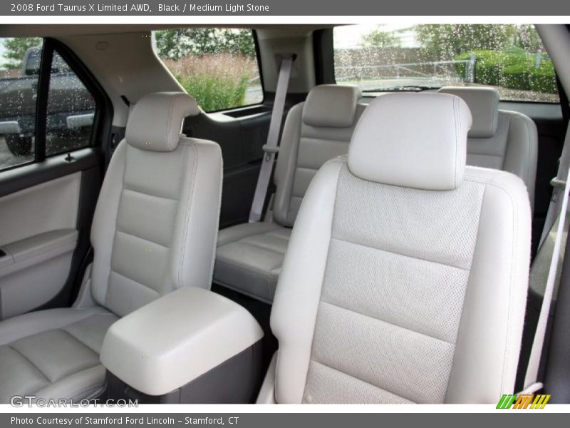 Black / Medium Light Stone 2008 Ford Taurus X Limited AWD