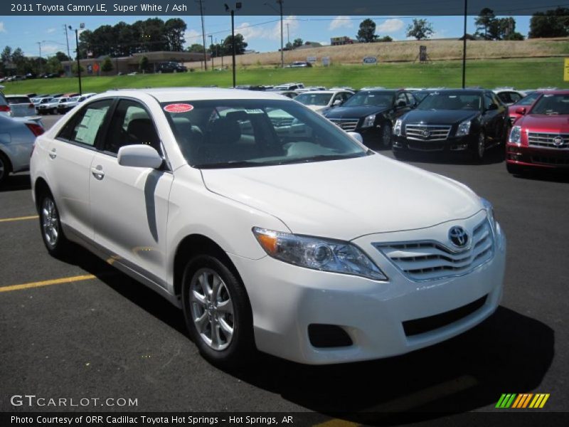 Super White / Ash 2011 Toyota Camry LE