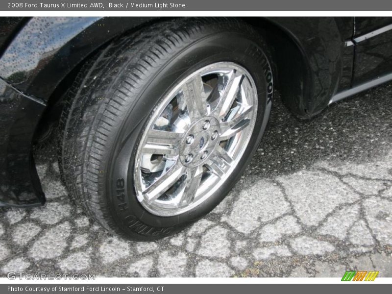 Black / Medium Light Stone 2008 Ford Taurus X Limited AWD
