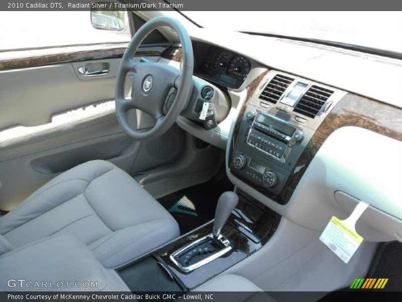 Radiant Silver / Titanium/Dark Titanium 2010 Cadillac DTS