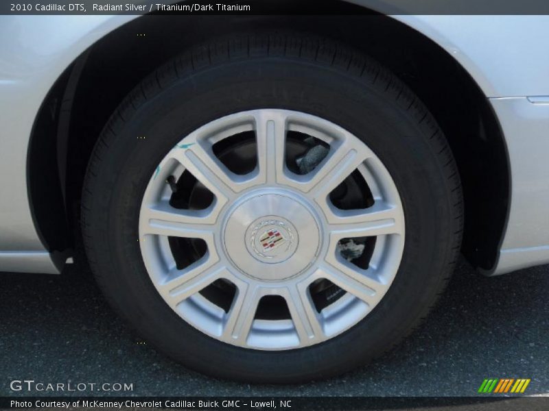 Radiant Silver / Titanium/Dark Titanium 2010 Cadillac DTS